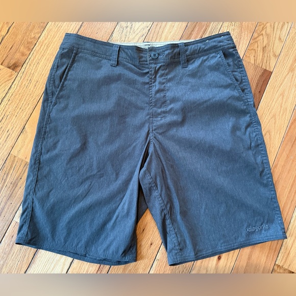 Patagonia Other - Patagonia Stretch Wavefarer Walk Shorts Men’s Size 34 Dark Gray 9" Hybrid